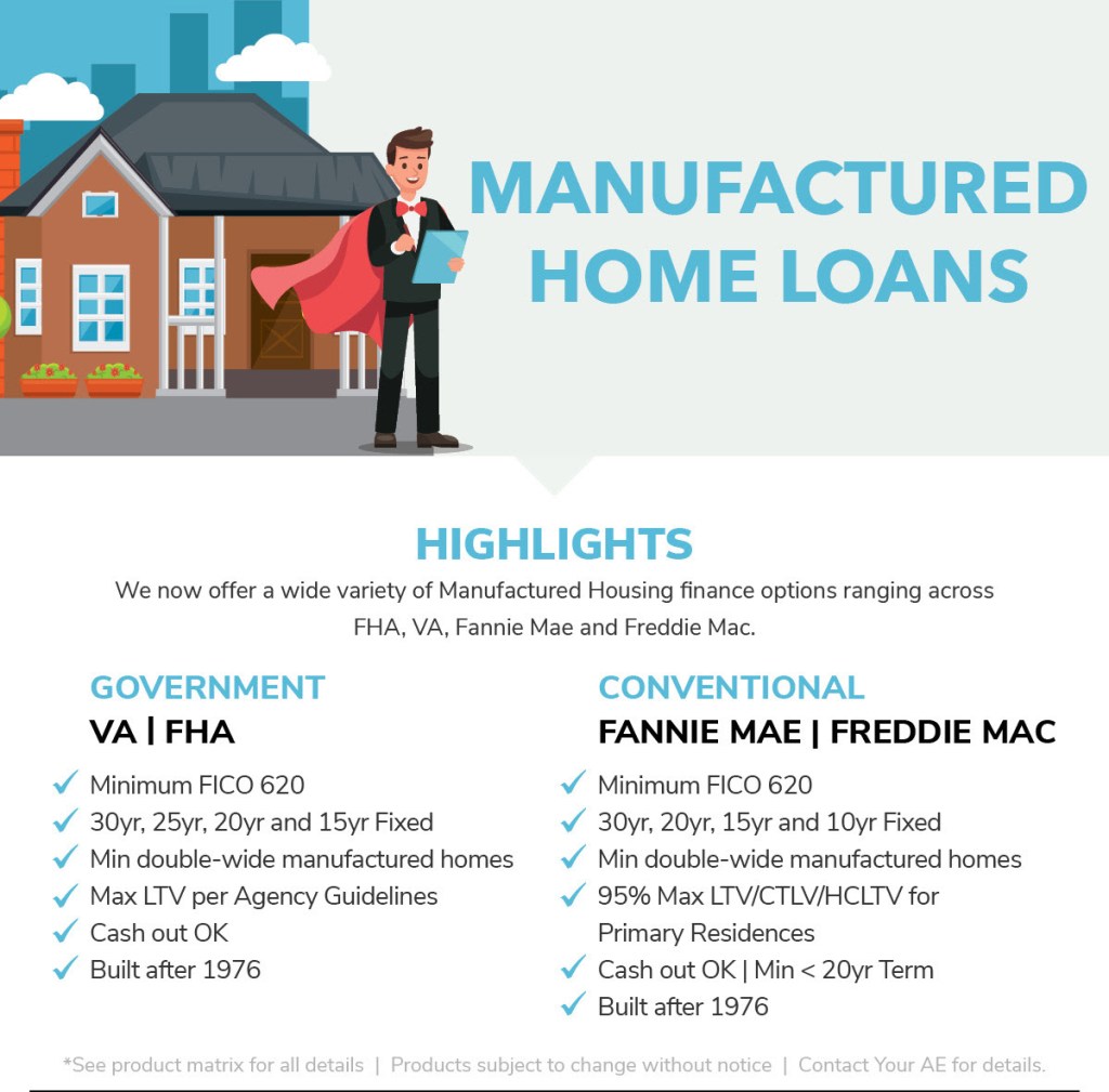 Manufactured Home Guidelines for Kentucky FHA, Conventional and USDA, VA Mortgage Loans