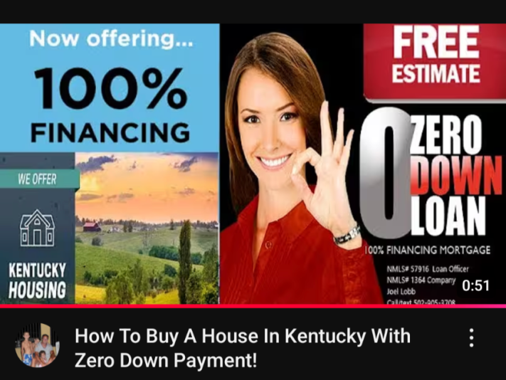 Buy a House No Money Down in Kentucky Mortgage Programs to Consider are FHA, VA, USDA and KHC Down payment Assistance